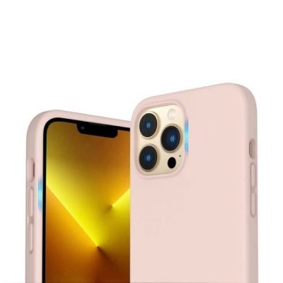 iPhone 14 Pro Max Silikonskal Rvelon Sand Rosa