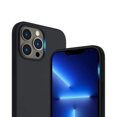 iPhone 14 Pro Max Silikonskal Rvelon Svart
