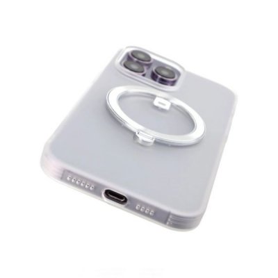 iPhone 14 Pro Max Skal med MagSafe Stativ Rvelon Vit