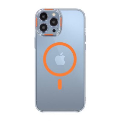 iPhone 14 Pro Max Stöttålig Mobilskal med Magsafe Orange