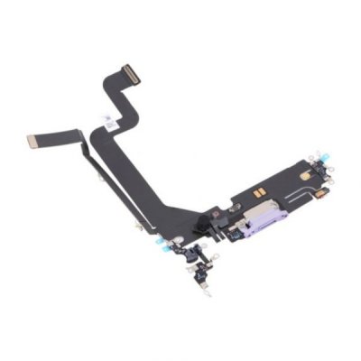 iPhone 14 Pro OEM Laddkontakt med Flexkabel Lila