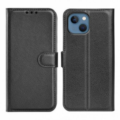 iPhone 15 Plånboksfodral med stativ svart