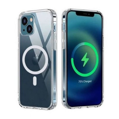 iPhone 15 Plus Case Magsafe Rvelon Transparent