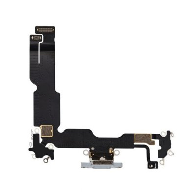 iPhone 15 Plus Laddkontakt med Flexkabel Blå