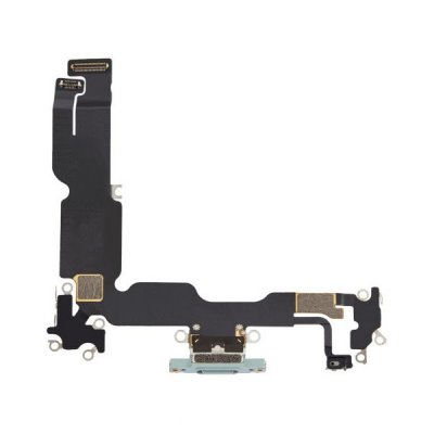 iPhone 15 Plus Laddkontakt med Flexkabel Grön
