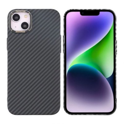 iPhone 15 Plus Mobilskal i Kolfiber Svart