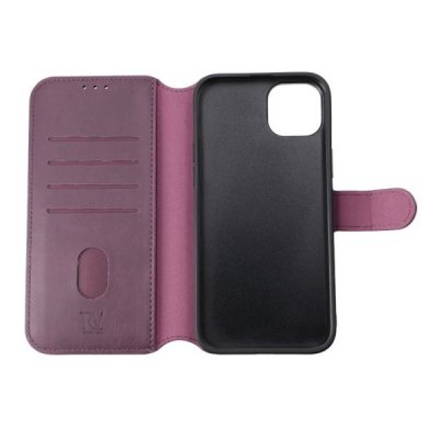 iPhone 15 Plus Plånboksfodral Magnet Rvelon Lila