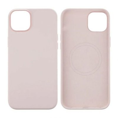iPhone 15 Plus Silikonskal Rvelon MagSafe Rosa