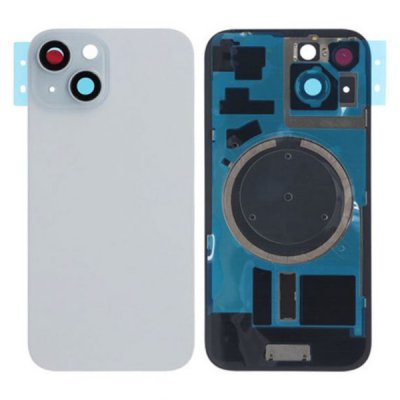 iPhone 15 Pro Baksida Glas med Magsafe Magnet Blå