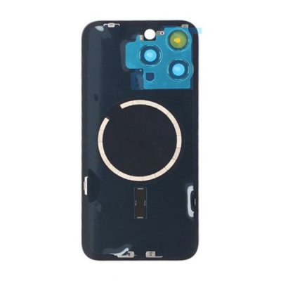 iPhone 15 Pro Max Baksida Glas med Magsafe Magnet Svart