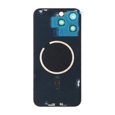 iPhone 15 Pro Max Baksida Glas med Magsafe Magnet Vit