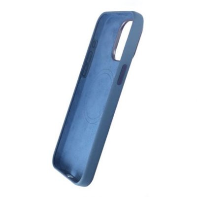 iPhone 15 Pro Max Silikonskal Rvelon MagSafe Blå