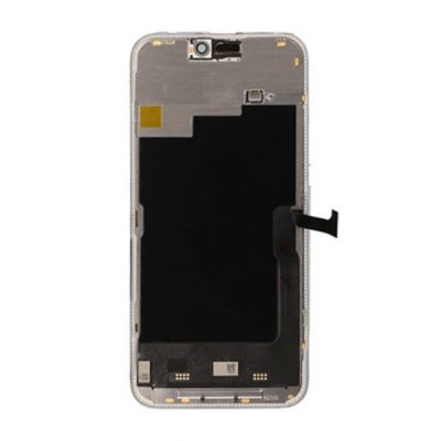 iPhone 15 Pro Max Skärm med Soft OLED RJ Svart