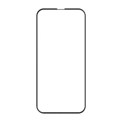 iPhone 15 Pro Max Skärmskydd 3D Härdat Glas Svart