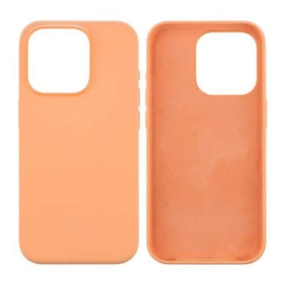 iphone 15 pro max ultra case silicone cover mobilskal gul