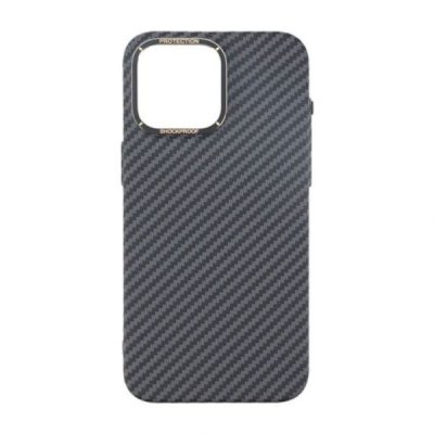 iPhone 15 Pro Mobilskal i Kolfiber Svart