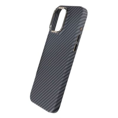 iPhone 15 Pro Mobilskal i Kolfiber Svart
