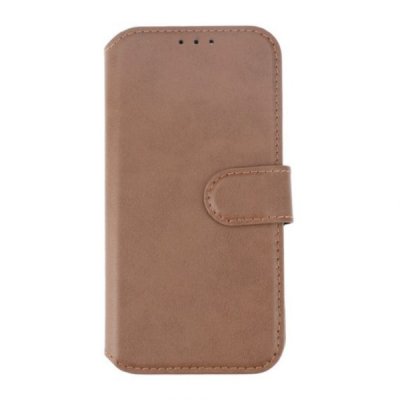 iPhone 15 Pro Plånboksfodral Läder Rvelon Brun