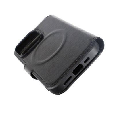 iphone 15 pro plånboksfodral med magsafe rvelon svart