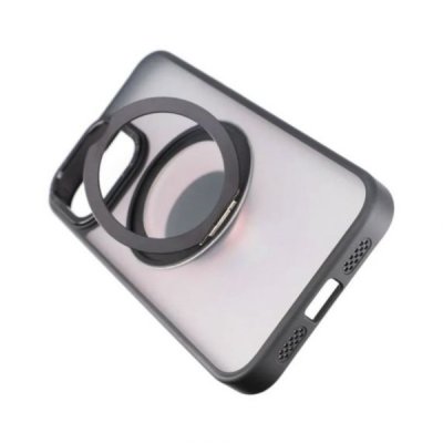 iPhone 15 Pro Skal med MagSafe Stativ Rvelon Svart