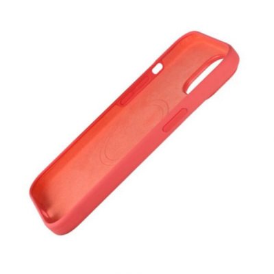 iPhone 15 Silikonskal Rvelon MagSafe Röd