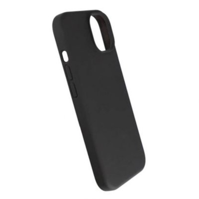 iPhone 15 Silikonskal Svart