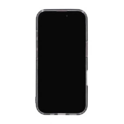 iPhone 16 Mobilskal Stöttåligt Transparent Svart