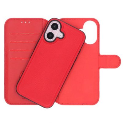 iPhone 16 Plånboksfodral Rvelon Röd