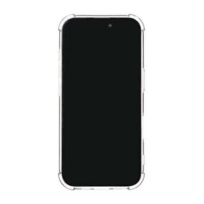 iPhone 16 Plus Mobilskal Stöttåligt med Korthållare Transparent