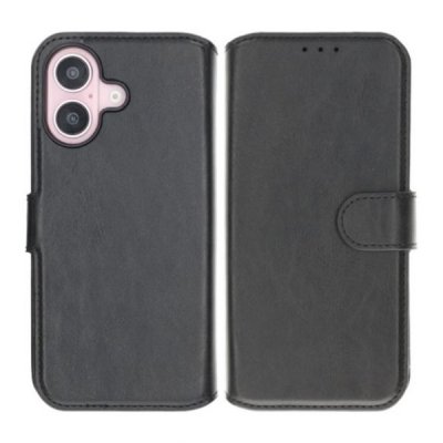 iPhone 16 Plus Plånboksfodral Magnet Rvelon Svart