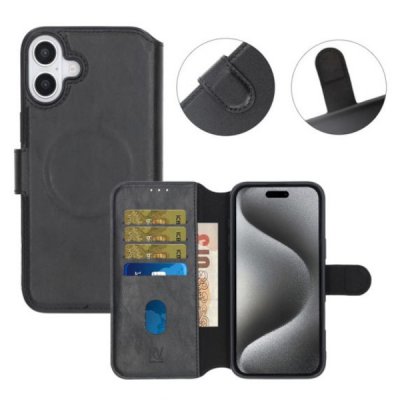 iPhone 16 Plus Plånboksfodral Rvelon Brun