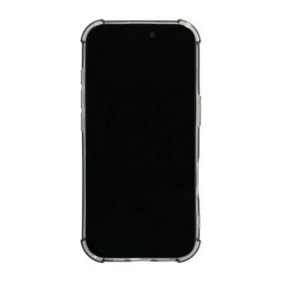 iPhone 16 Pro Max Mobilskal Stöttåligt med Korthållare Transparent Svart