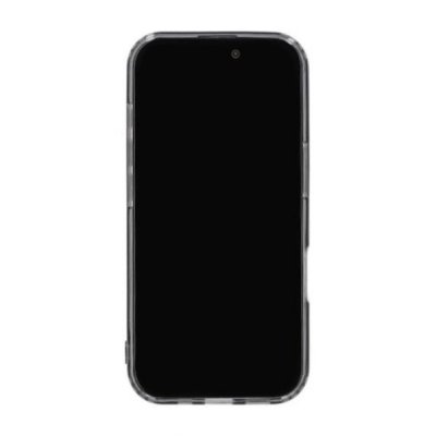 iPhone 16 Pro Max Mobilskal Stöttåligt Transparent Svart