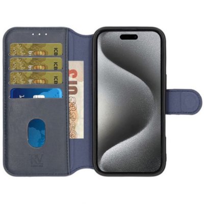 iPhone 16 Pro Max Plånboksfodral Rvelon Blå