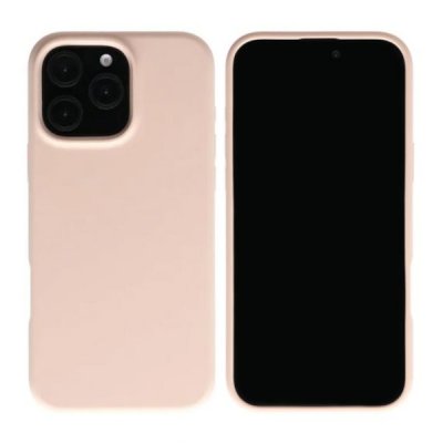 iPhone 16 Pro Max Silikonskal Rosa Sand