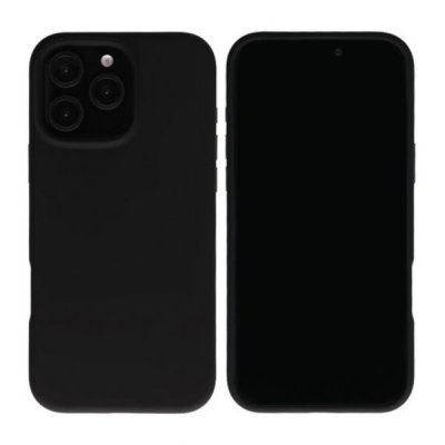 iPhone 16 Pro Max Silikonskal Svart