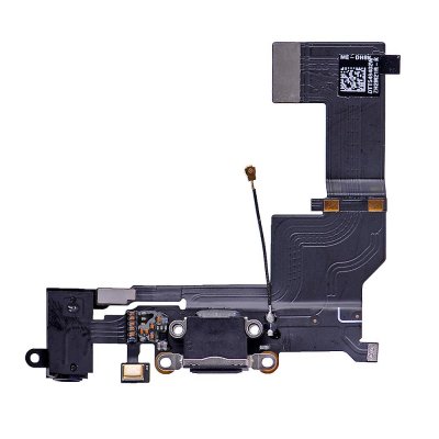 iPhone 5S Laddkontakt Hörlursuttag laddningsuttag svart