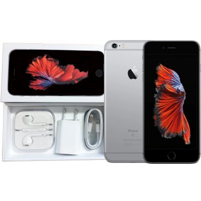 iphone 6s 32gb space gray perfekt skick a+ förpackning box låda tillbehör inkluderat