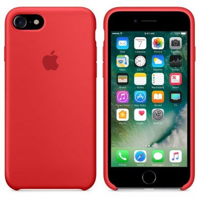 original iPhone 8/SE 2 silikonfodral röd product produkt för iphone 7 & 8