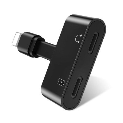 Adapter Lightning till Dubbla Lightning - Ladda och Lyssna