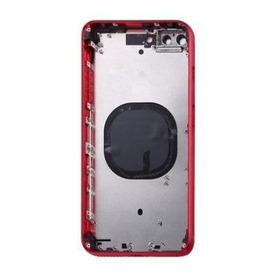 iPhone 8 Baksida med Komplett Ram OEM Original Röd