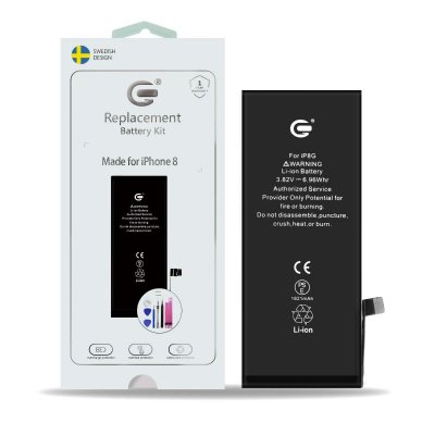 iPhone 8 batteri Komplett Kit för iPhone 8 Batteribyte