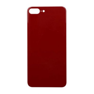 iPhone 8 Plus Baksida Glas med Självhäftande tejp Röd