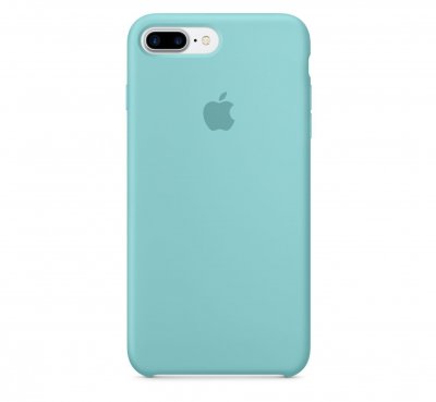 Apple iPhone 7 Plus / 8 Plus Silikonskal Original Sea Blue