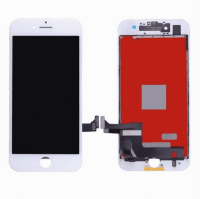 iPhone 8 plus original skärm lcd display glas vit