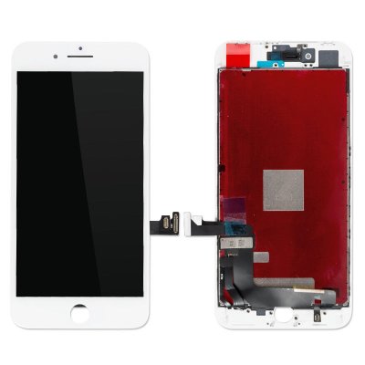 iPhone 8 plus Skärm LCD Display Glas Vit