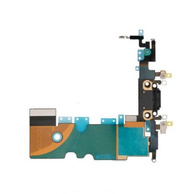 iPhone SE 2022 Laddkontakt med Flexkabel Svart