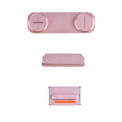 IPhone SE Knappset, Ström, Volym, Mute - Roséguld