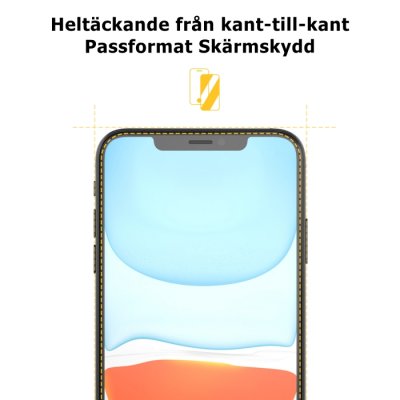 easy app iphone x xs skärmskydd skydda skärm svart black protect screen display