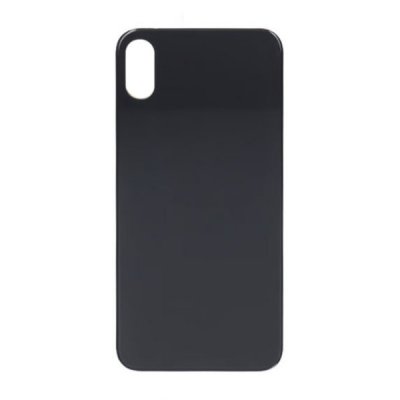 iPhone X Baksida Glas med Självhäftande tejp OEM Svart